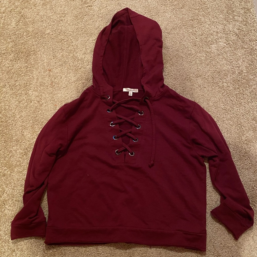 Maroon sweatshirt